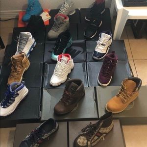 Jordan’s, timberlands, Gucci